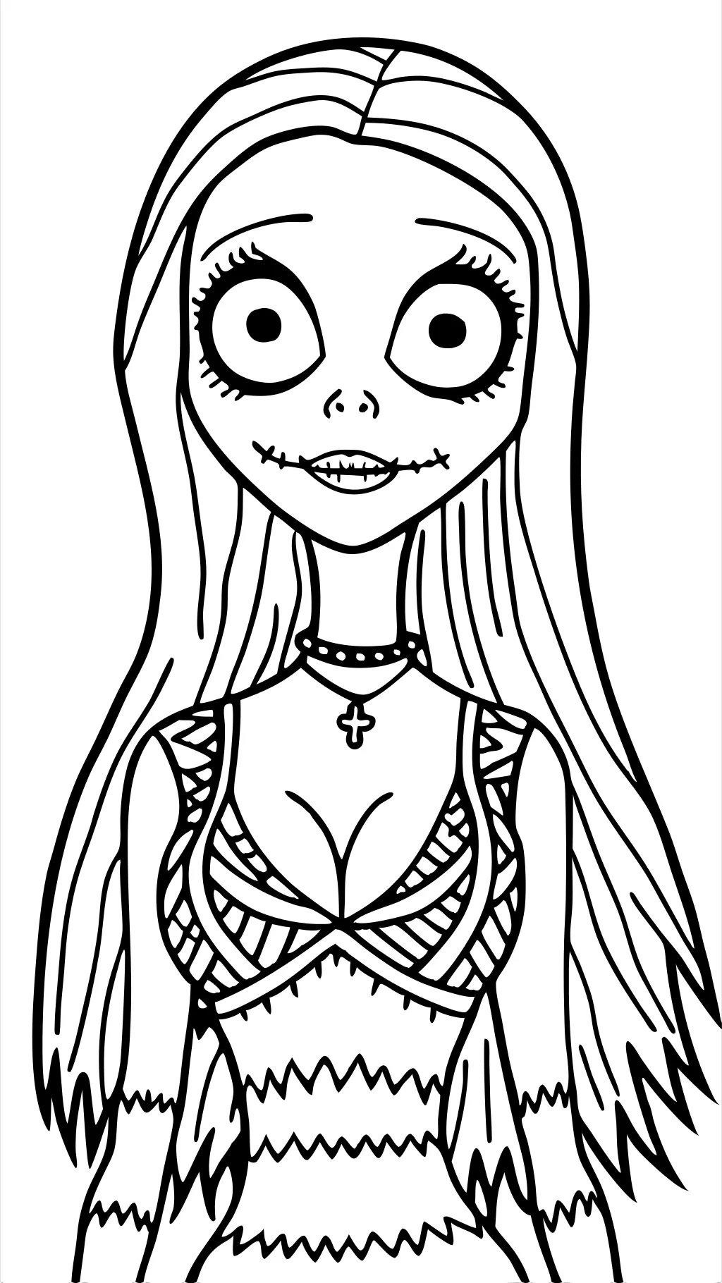 Nightmare Before Christmas Sally Coloring